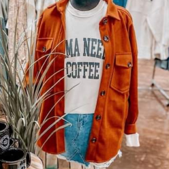 Staccato Tops - Button Down Shaket